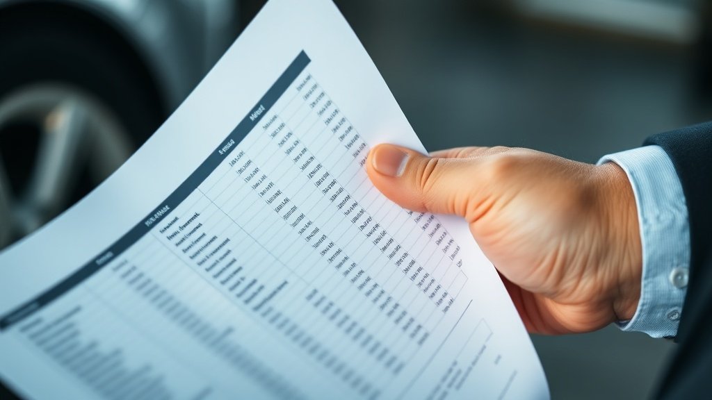 Araç piyasa verisi analizi yapan galerici, bilgisayar başında çalışıyor.