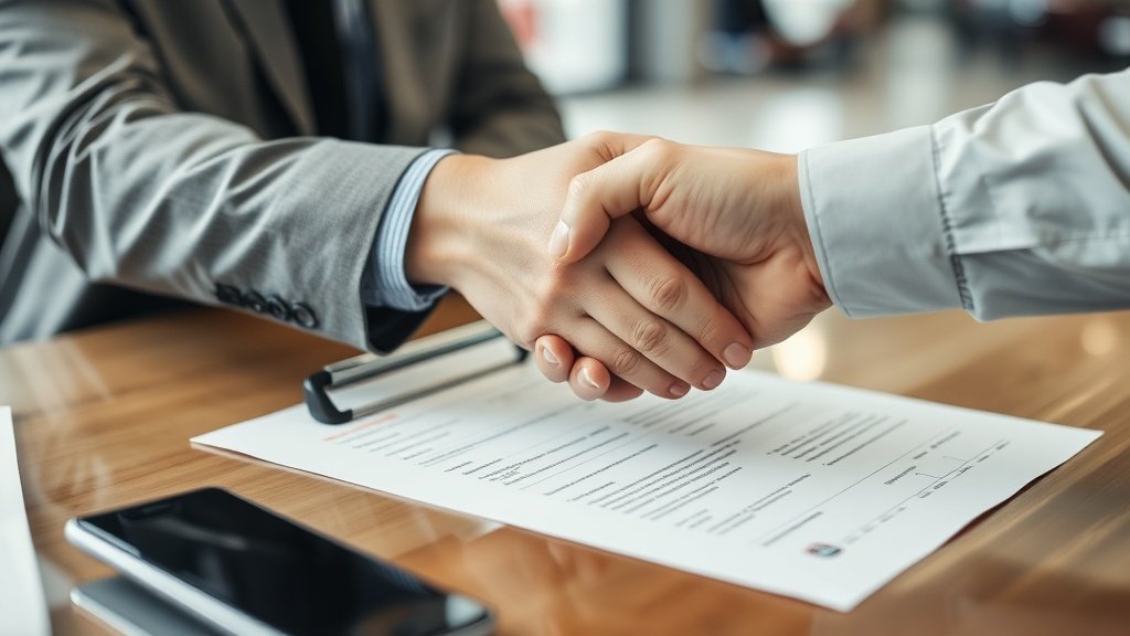 Galeriye gelen müşteri, aracının belgeleri ve değer raporu ile galerici